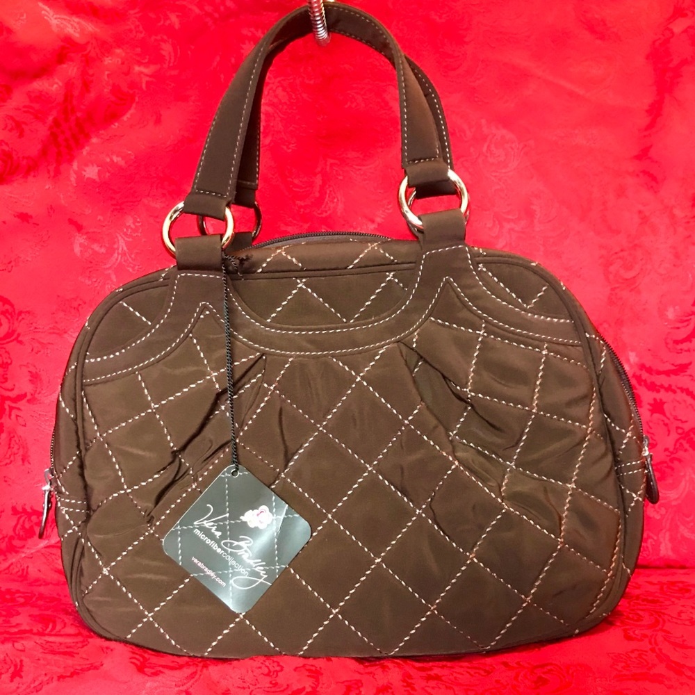 Vera Bradley microfiber quilted bag